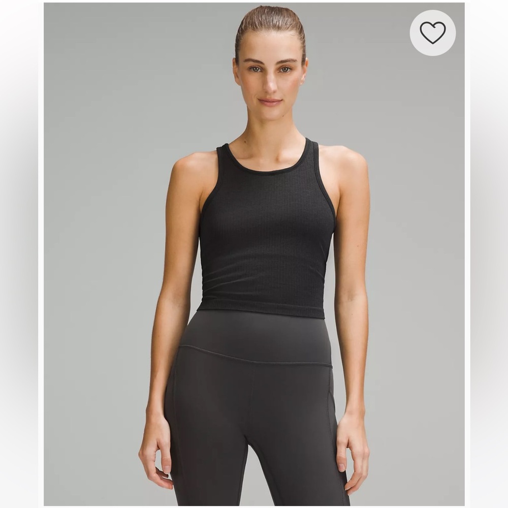 Lululemon Ebb to street crop tank Never worn with tags